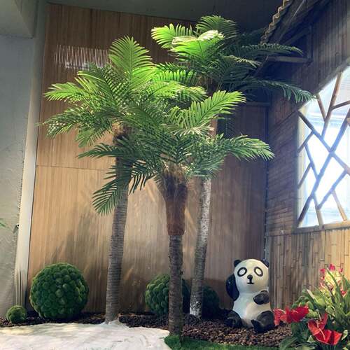 大型热带公园游乐场造景绿植装饰人造景观仿真椰子树仿真棕榈树