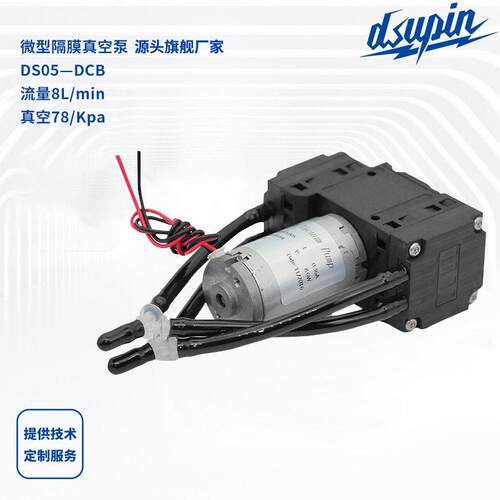 DS05-DCB双头真空泵小型小型负压泵隔膜泵气体采集脱气泵超静音