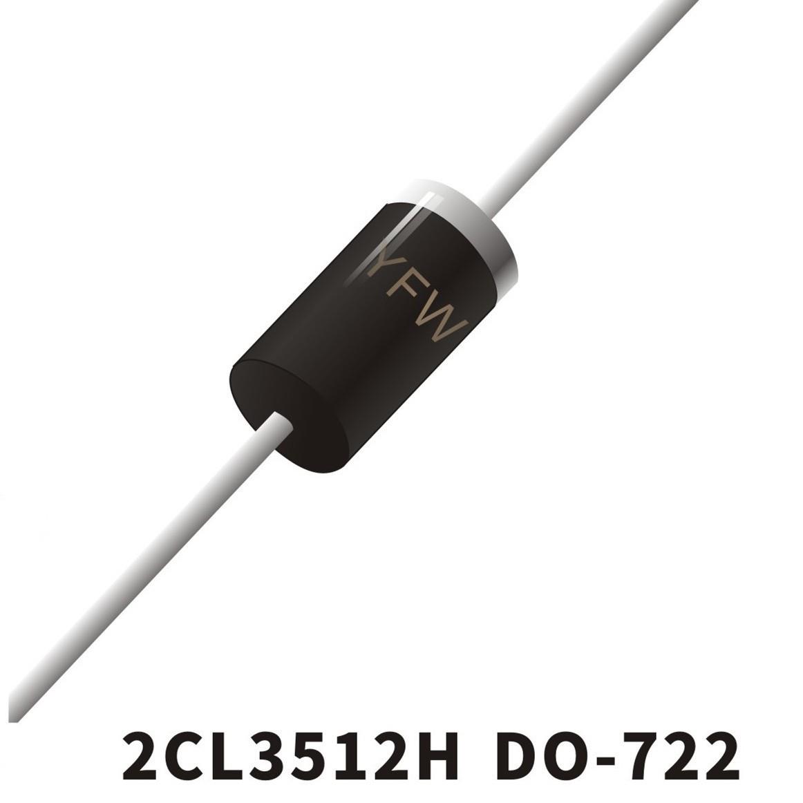 微波炉的高压硅二极管 CL04-12 DO-722 封装印字 YFW CL04-12 厂