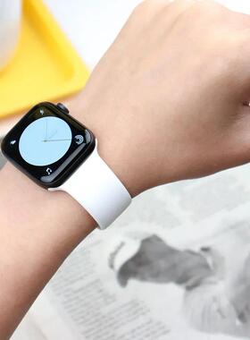 Silicone Band For Watch strap 44mm 45mm 40mm 41mm 42-38mm 45