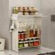 厨房调料置物架多层收纳层架家用台面防尘调味罐架调料品收纳柜