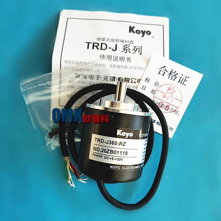 光洋TRD-J360-RZ 旋转增量式编码器外径50mm 实心轴 轴径8mm