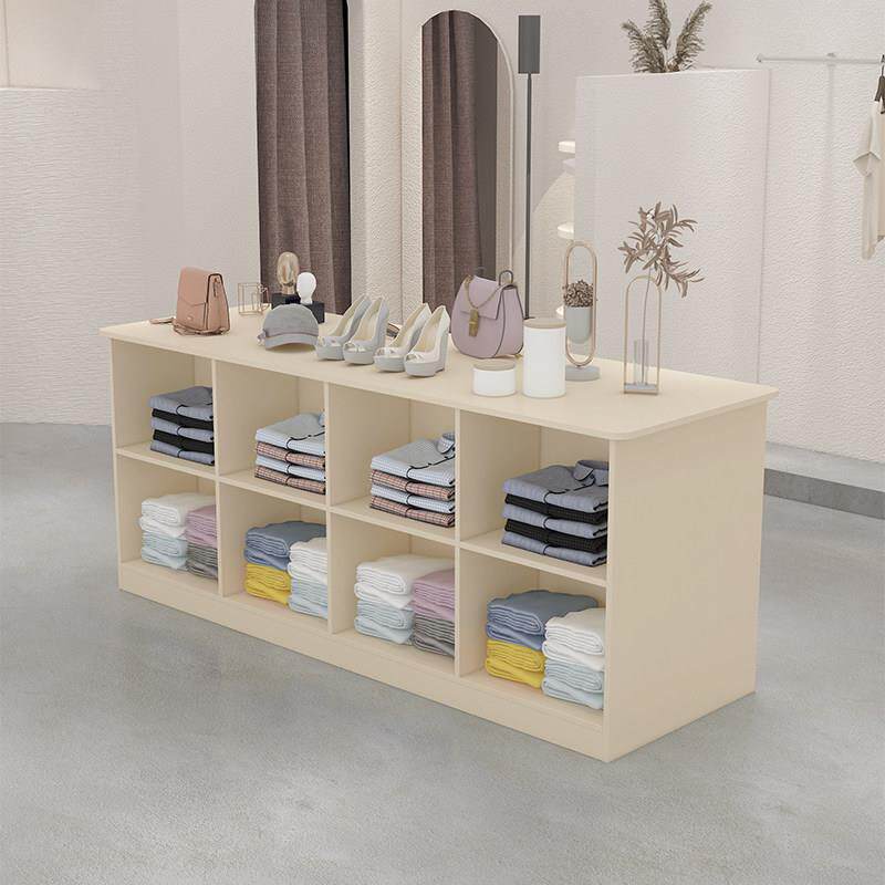服装店双面岛台展示柜女装店中间展示柜流动展示柜展示柜