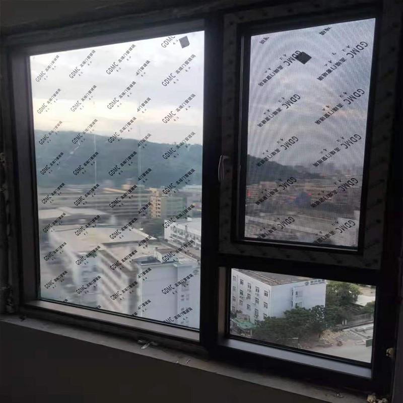 装修玻璃窗户保护膜门窗保护膜透明PE防尘膜装修定制印字窗贴自粘