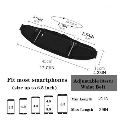 Professional Running Waist Bag Sports Belt Pouch Mobile Phon