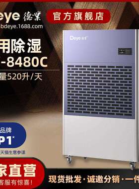 工业除湿机DY-8480C大型车库地下室配电房机房大功率抽湿机