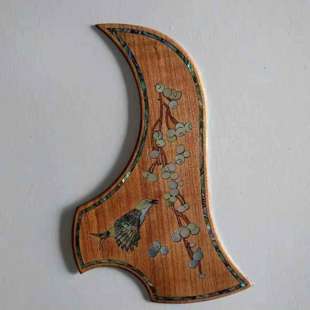 吉他护板螺钿镶嵌工艺 木质吉他护板 配件