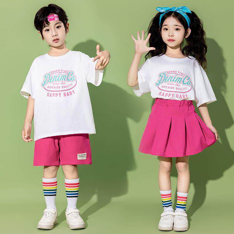 六一儿童啦啦队演出表演服舞蹈服小会开幕式班服校服套装