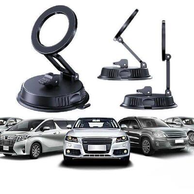 Magnetic Vacuum Adsorption Car Phone Mount Folding Mobile