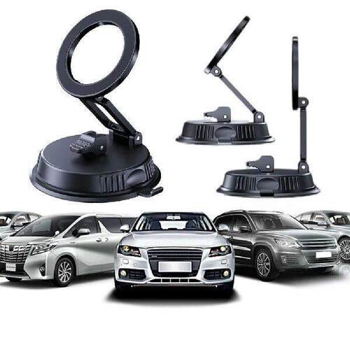 Magnetic Vacuum Adsorption Car Phone Mount Folding Mobile