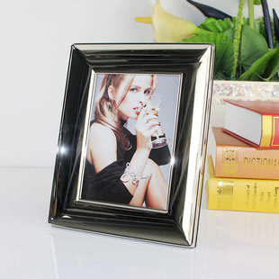 相框长方形床头寸金属银色批发6摆创意台古典卧室画框欧式装饰7寸