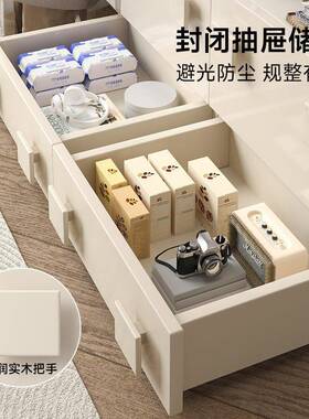 油风电视柜斗门柜小奶户型简约收纳组合卡柜小型简BC99中古风床头