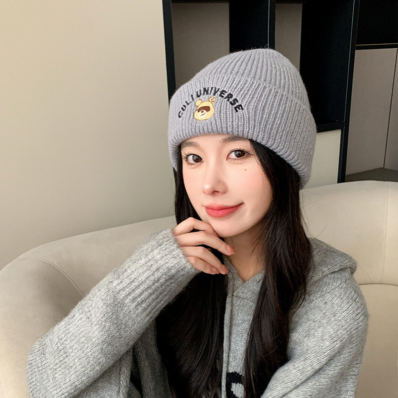 孕产妇坐月子帽产后秋冬季毛线帽子孕妈春天保暖针织帽冷帽冬款女