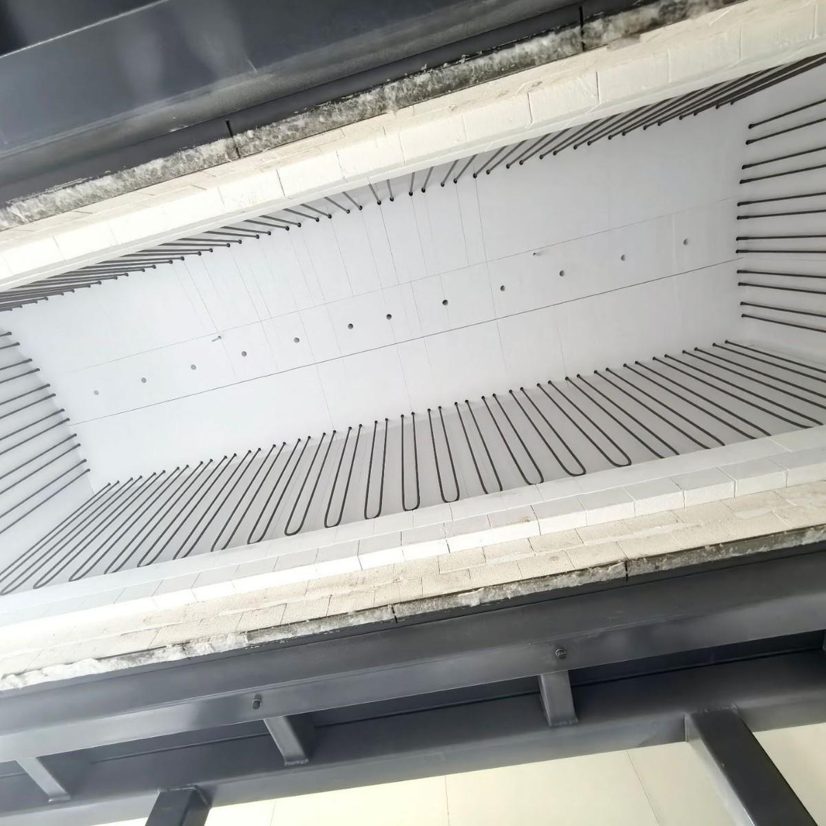 高温钟罩式烧结炉带尾气焚烧净化炉氧化铝升降式烧结电炉耀星