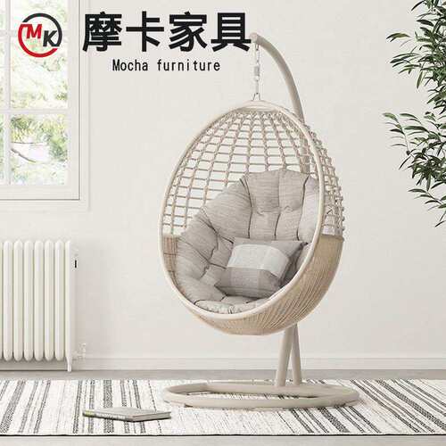 吊篮藤编摇摇椅阳台家用户外秋千室内客厅鸟巢摇篮庭院休闲摇摇椅