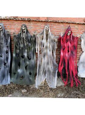 Halloween ghost head prop pendant scary skull hanging ghost