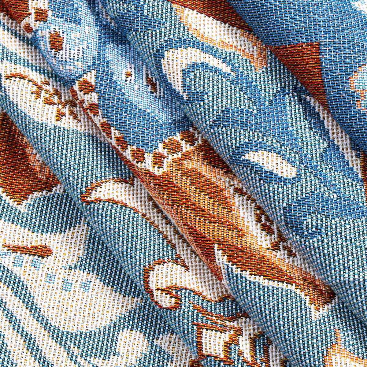 复古欧卧全棉地毯客厅提花地垫边室高档MGR感式地垫手工花款地毯