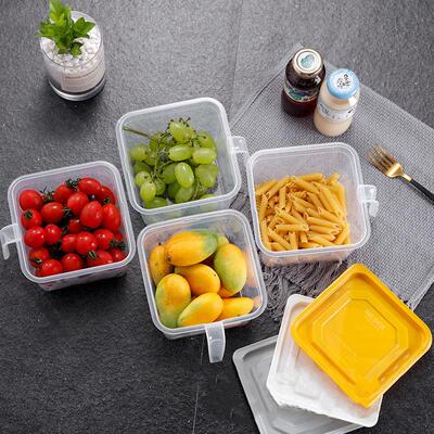 Plastic food storage containers, refrigerator storage boxes,