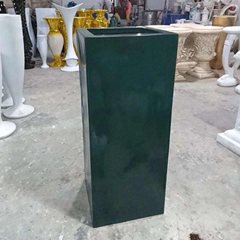 方桶形纯色玻璃钢花器干花插花摆件客厅现代花盆装饰品落地大花瓶,鲜花速递/花卉仿真/绿植园艺,花盆,淘宝优惠券,粉丝福利购,淘宝优惠卷