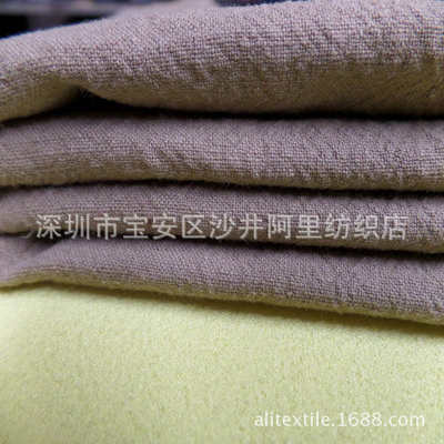 亚麻面料 洗水绉布 机理麻面料 麻棉衬衣裤装布料 中国风套装包装