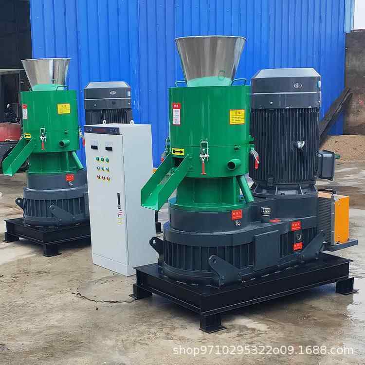 米生物质颗粒机大量大水分粒机造树枝木屑稻壳9001689锯末产玉芯