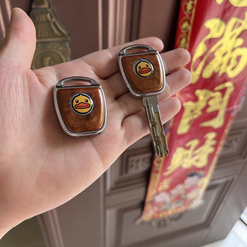 新款万用家用防盗门钥匙改装柄头模具修复断了替换头钥匙把手柄套