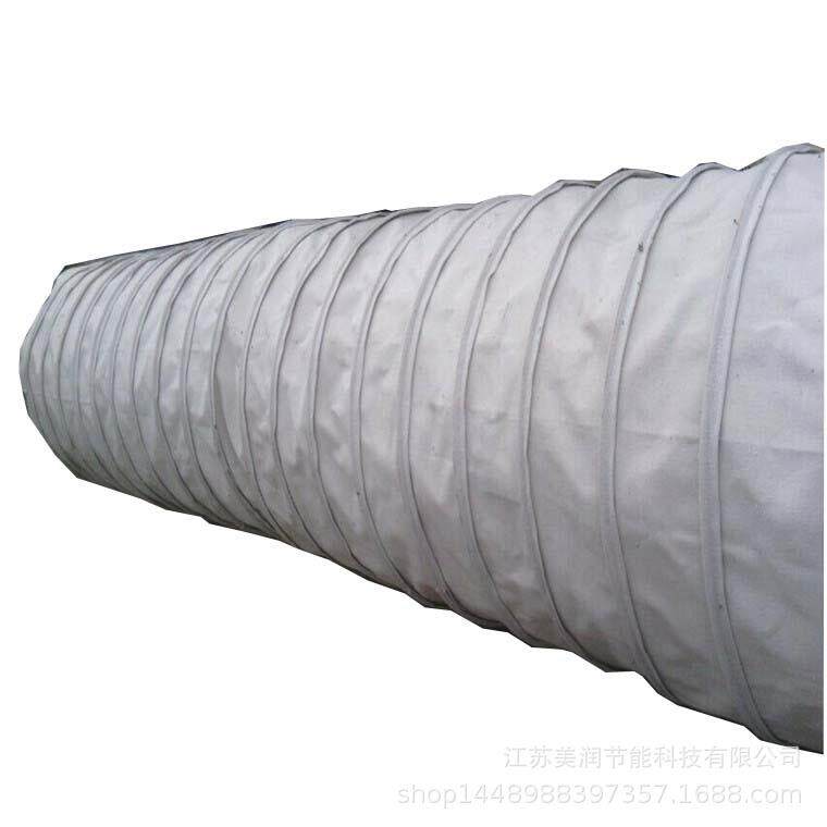 供应无锡大世界通风管 可拆卸易安 帆布风管软接头 耐热环境 阻燃