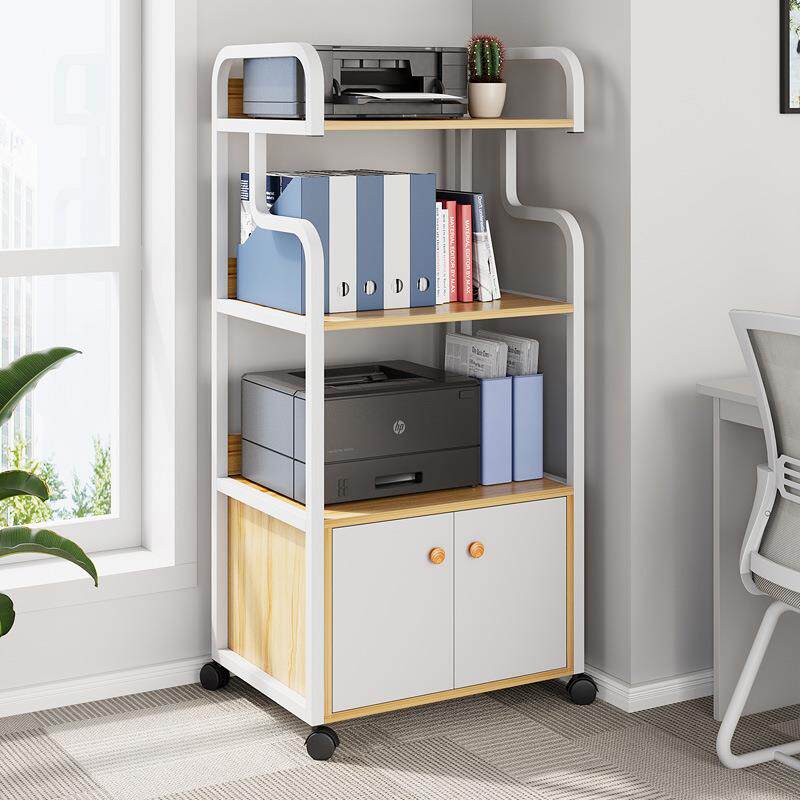 打印机架子多层可移动简约现代办公室落地置物架家用主机箱收纳架