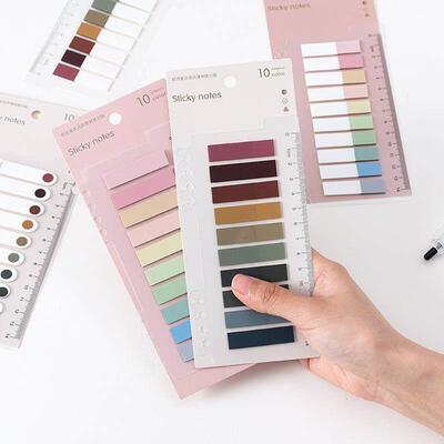 200 Sheets Flags Tabs Neon Page Markers Paper Index Bookmark