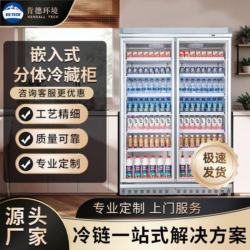 商用冷藏展示柜饮料啤酒冷冻保鲜柜蔬菜水果立式冰柜双门冰箱