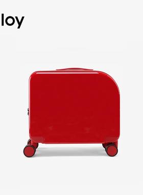 高档alloy阿乐乙李箱红色拉杆箱行登机箱携结婚轻便箱旅行可式密