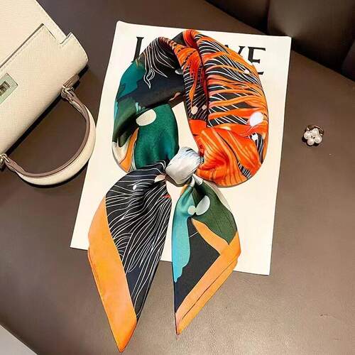 70×70 small square scarf silk scarf women thin scarf 小方巾