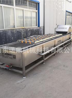 清小龙虾洗机 小型龙 虾加诺鼎工设深备全自动链条式蒸煮机可定制