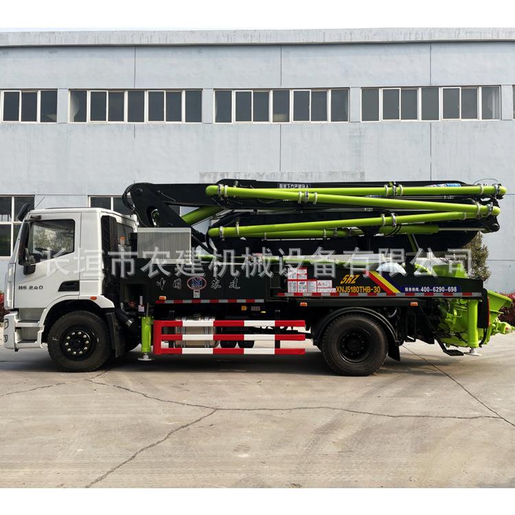30米水泥泵车国六240马力小型臂架泵车身小施工方便