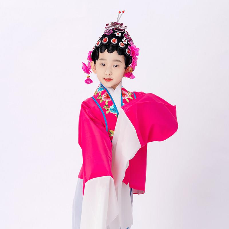 儿童戏服、女童戏服、小花丹戏服、儿童节幼儿园演出戏服、昆曲、