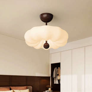 中古风复古卧室灯吸顶灯法式 奶油风客厅房间艺术南洋风灯具casagd