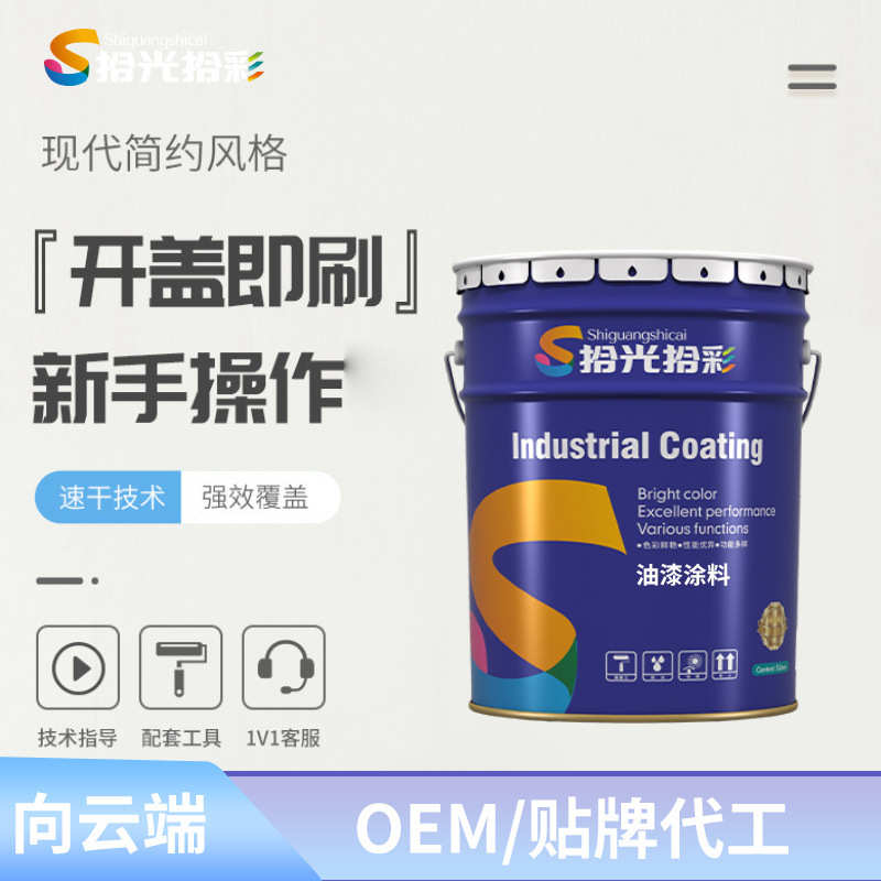 水性漆白色彩色硅藻泥旧房翻新漆自刷净味环保内墙乳胶漆