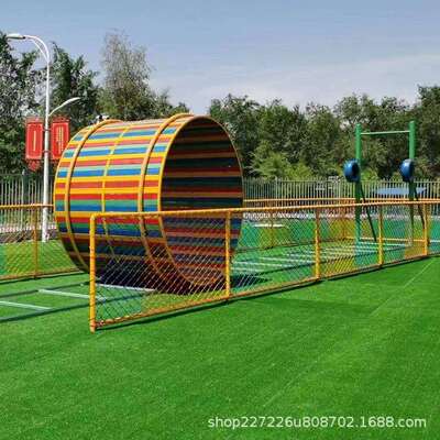 原地步行滚筒网红户外景区农庄大型无动力设备儿童体能乐园厂家新