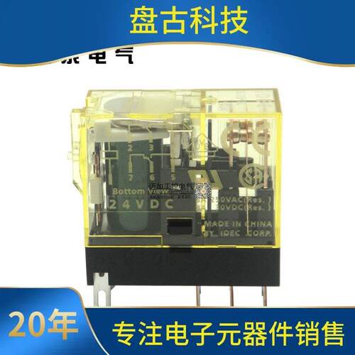 薄型IDEC和泉中间继电器RJ2S-CL-D241Sdc24VD12A220A110A24