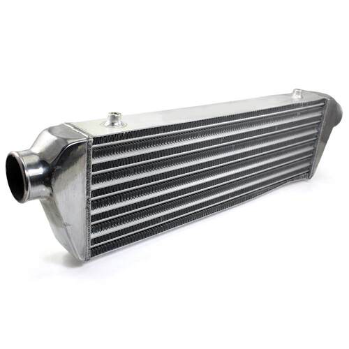 新款直销汽车改装中冷器通用530x180x76-65MM进气涡轮增压散热器
