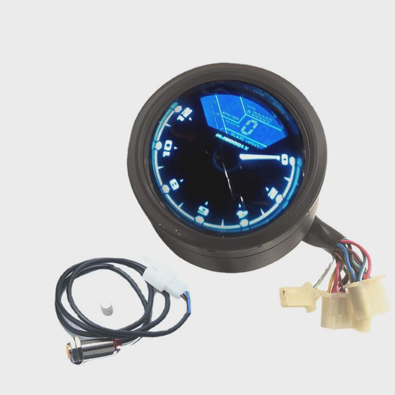 厂家直销摩托车液晶仪表改装通用电子转速表油量表里程表码表指针