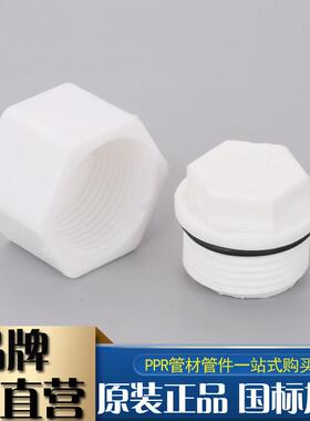 ppr丝堵内丝外丝堵头4分20水管接头配件6分25家装内丝堵头1寸32