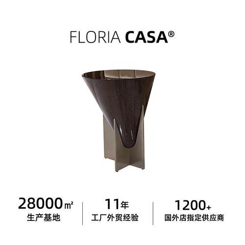 轻奢现代艺术设计师家用沙发边几别墅样板房实木北欧简约边桌角几