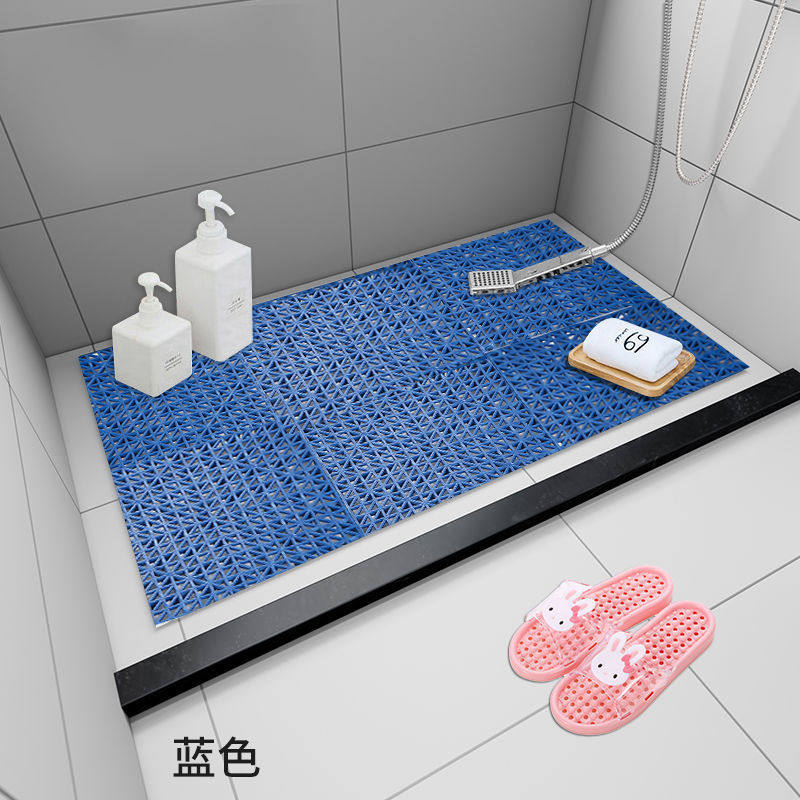 特厚泳池工程地垫浴室淋浴防滑塑料拼接垫卫生间厨房隔水PVC胶垫