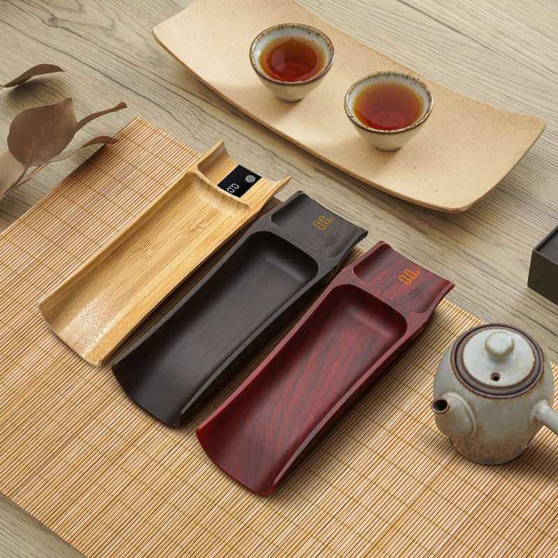 家用茶则秤 便携式高精度茶秤 竹节茶道礼品秤