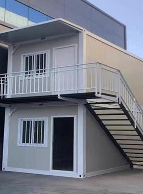 集装箱移动房彩钢房集成房屋活动板房住人工地用活动板房组装家用