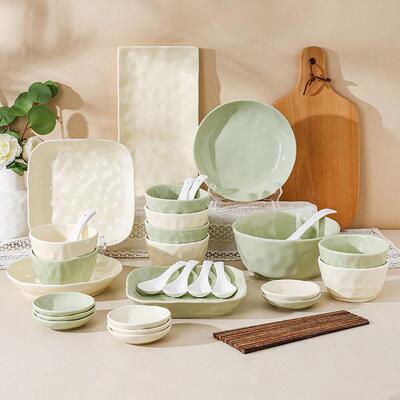 Bowl, Bowl, and Dish Set for Home Use Ins High Beauty Simple