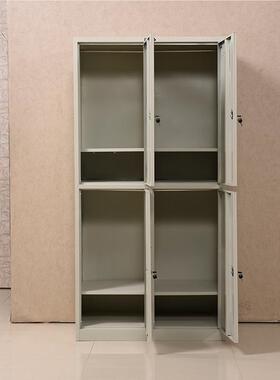 存立式铁皮储厚物更衣柜 浴室学生宿舍拆更衣柜装物包置加换衣柜