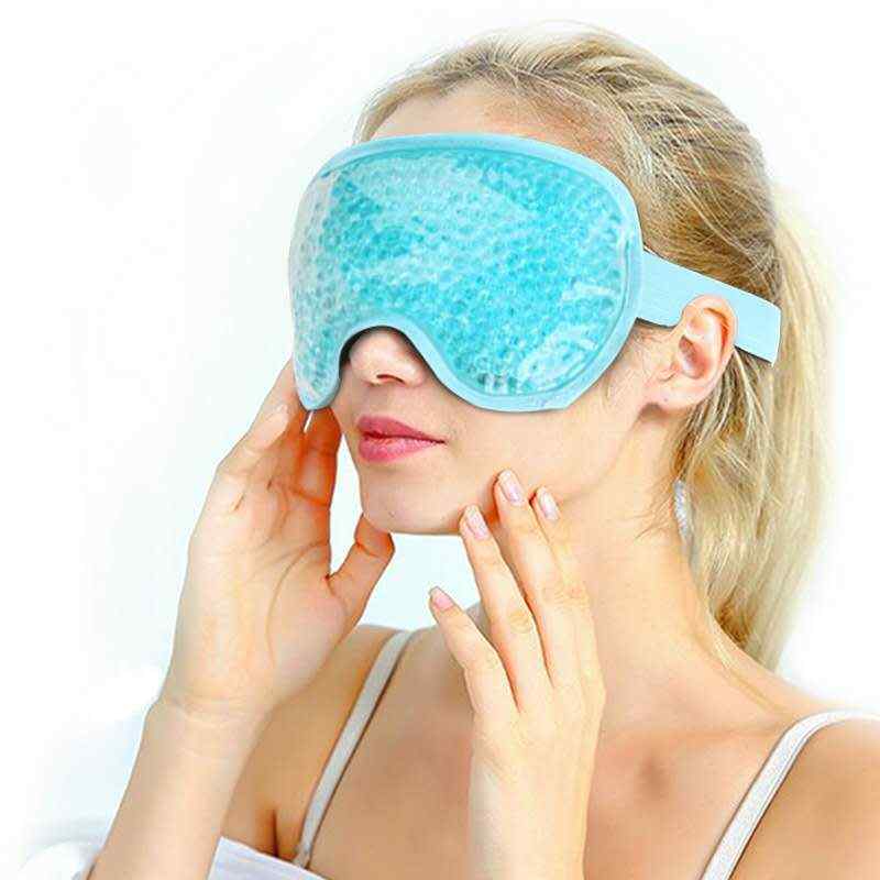 缓解眼疲劳凝胶眼罩冰袋热敷冰珠睡眠眼部水肿冰敷全切双眼皮冷敷