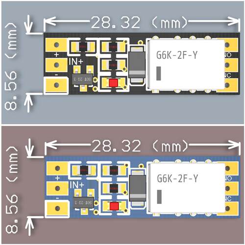 ZXC-0073-B 迷你继电器 PNP讯号控制小体积继电器开关 HFD4继电器